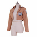 Halloween Attack on Titan Shingeki no Kyojin Train Corps Jacke Eren Jaeger Cosplay Kostüm Spiel Anime Japanisch
