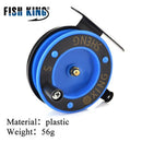 FISH KING Angelrute Winter Eisfliege 50/75 CM 2 Sektionen Angelruten mit Angelrad Rolle I Gear Tackle