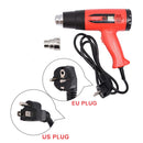 FOSHIO Kohlefaser-Vinylfolie EU/US Heißluftpistole Auto-Werkzeugsatz Fenstertönung Heißluftpistole Wrapping Rakel Schaber Autozubehör