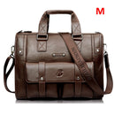 Männer Leder Schwarz Aktentasche Business Handtasche Messenger Bags Männliche Vintage Umhängetasche Herren Große Laptop Reisetaschen Hot XA177ZC