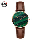 Relojes de mujer, nuevas estrellas Flash, acero inoxidable, malla de oro rosa, relojes de pulsera impermeables de cuarzo simples e informales únicos, gran oferta