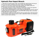 5T 45cm Wagenheber Elektrischer Hydraulischer Wagenheber Protable Reifen Heben Autoreparatur Mechanische Werkzeuge Aufblasvorrichtung Taschenlampe Sicherer Hammer