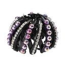 Mode Frauen Brötchen Kristall Haar Klaue Schachtelhalm Schnalle Haarspange Vogelnest Erweitern Haarschmuck Weibliche Pferdeschwanz Kopfbedeckung