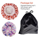 thermo hat for hair beauty and spa Baking oil repair steamer thermal cap Microwave oven heating gorro termico secador keep warm