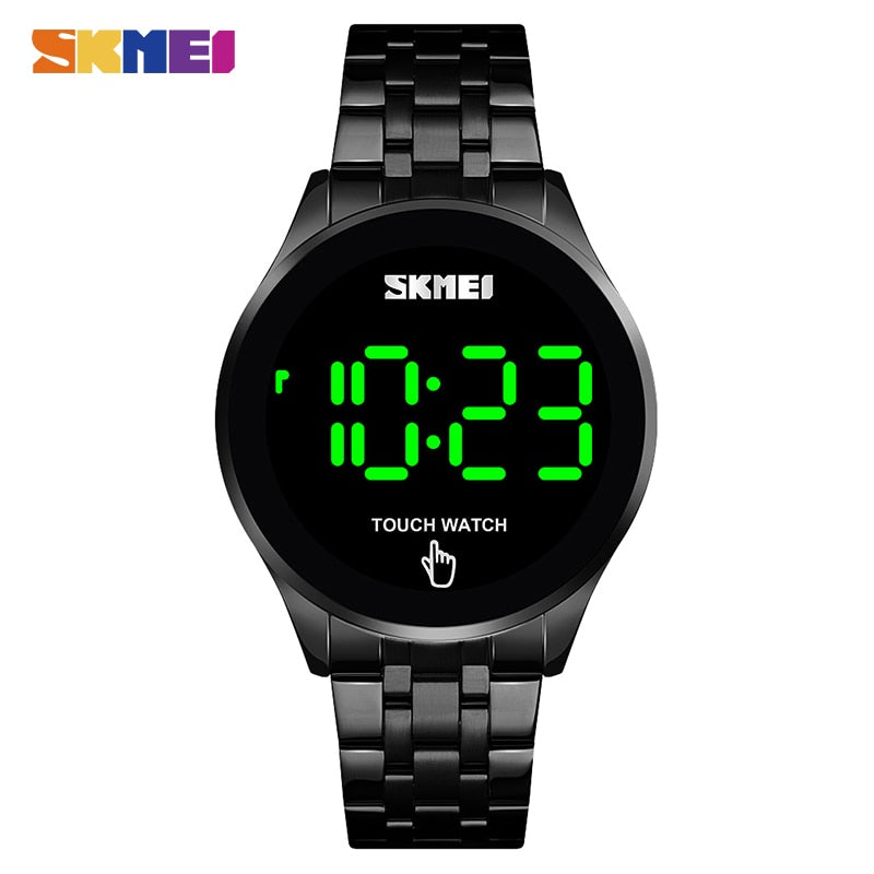 SKMEI Top-Marke Herrenuhr Uhr LED Touchscreen Mann Digitaluhren 30M wasserdichte männliche Armbanduhr Relojes Para Hombre 1579