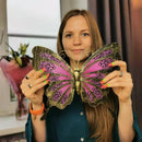 Garten-Schmetterlings-Wandkunstwerk für Heim- und Außendekorationen, Statuen, Miniaturen, Skulpturen von Yard