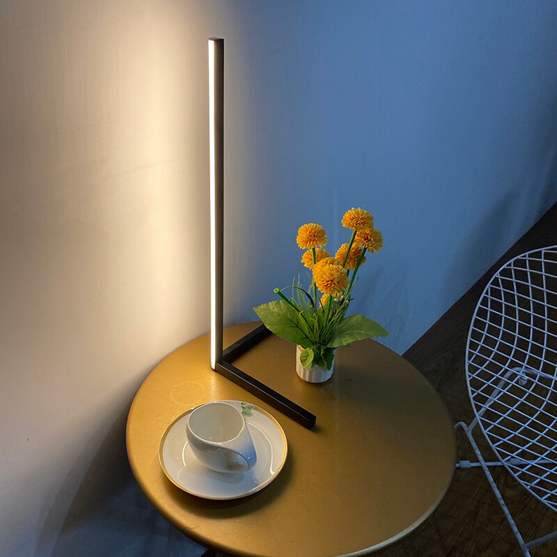 Nordic LED Corner RGB Floor Lamp for Bedroom Living Room Atmosphere Lights Colorful Home Decor Indoor lighting Standing Lamps