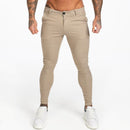 Neue Herbst-Winter-Herren-Chinos Slim Fit Schwarze Chinos für Männer Stretchy Pants Thick Casual Ankle Tight Fit Street zm385