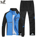 Marke Trainingsanzug Männer Zweiteilige Kleidung Sets Freizeitjacke + Hose Outwear Sportanzug Frühling Herbst Sportbekleidung Sweatsuits Mann Kleidung