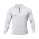 Marke Polo-Shirts Langarm Herren Baumwolle Solide Fitness Herren Slim Fit Mode Herbst Atmungsaktives Poloshirt