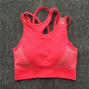 Yoga-Set Damen Ärmellos Sportanzug Workout Gym Kleidung Fitness Sport-BH Hohe Taille Shorts 2 Stück Utra Nahtlose Sportbekleidung