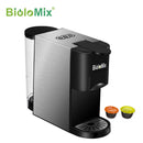 BioloMix 3 en 1 Cafetera Espresso 19Bar 1450W Cafetera de cápsula múltiple apta para Nespresso,Dolce Gusto y café en polvo