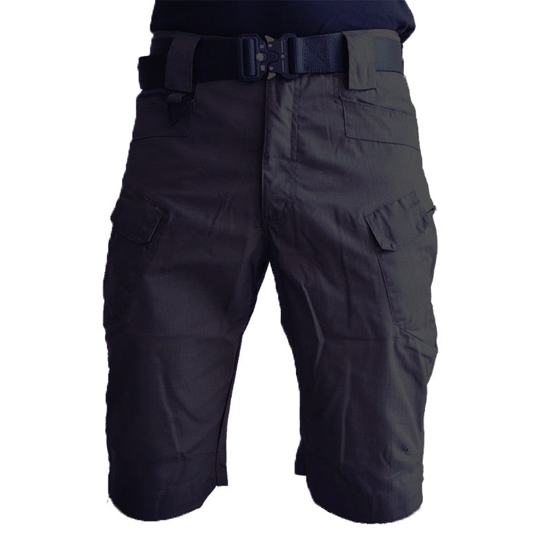 Pantalones cortos tácticos militares para hombre, pantalones cortos SWAT de camuflaje para hombre, pantalones cortos Cargo informales con múltiples bolsillos, ropa para hombre, entrenamiento militar de camuflaje