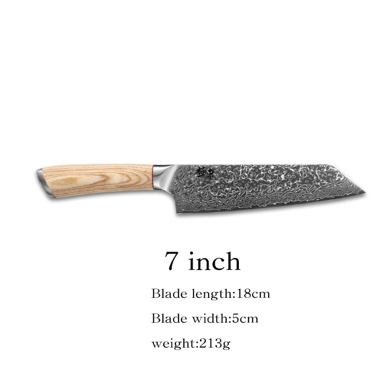 67-layer steel V gold 10 Damascus kitchen knife chef Gyuto Santoku Cleaver Paring Steak Slicing Utility Boning Salmon