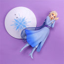 Disney Frozen Elsa Prinzessin 21cm PVC-Figur Aktion Sammlermodell Dekorationen Puppe Spielzeug für Kinder Neujahrsgeschenk