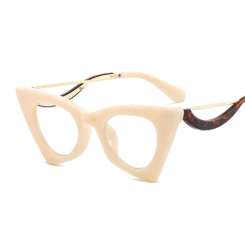 Fashion Cat Eye Womans Optical Glasses Prescription Lens Small Frames Women Transparent Glasses  Eyeglasses Frames