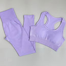 Fitness Frauen Yoga Set Nahtlose Sportbekleidung Workout Sport Leggings+Top+BH Gym Set Frau Gym Kleidung Shorts Sets 2021 HEISS