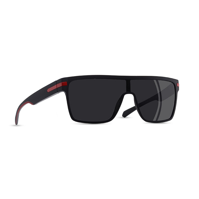 Gafas de sol polarizadas marca AOFLY para hombre, gafas de sol cuadradas con marco Flexible de gran tamaño para conducir, gafas Zonnebril Heren