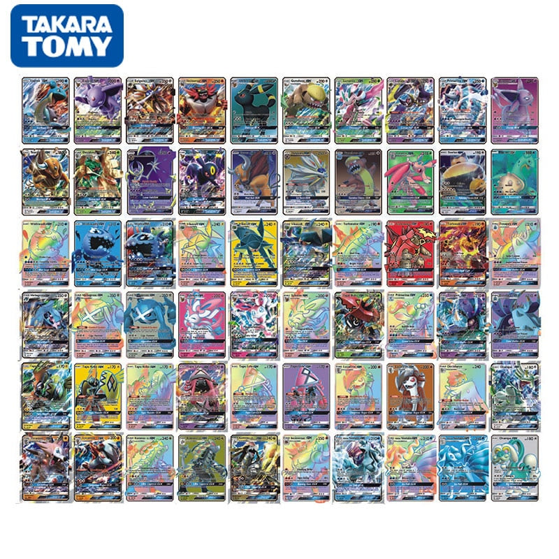 200 Stück Pokemon-Karte GX EX VMAX MEGA Booster Box Englisches Spiel Battle Trading Collection Glänzende Karte Meistverkauftes Kinderspielzeug Geschenk