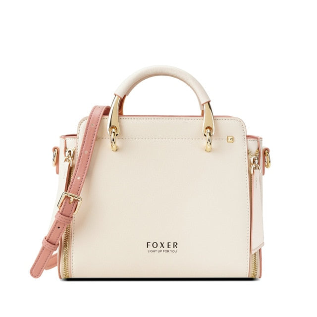 FOXER, bolsos de hombro para mujer, bolsos cruzados, bolso cruzado a la moda, bolso elegante de gran capacidad, bolso de mensajero mediano para mujer