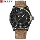 CURREN Top-Marke Mode Uhr für Männer Casual Leder Quarz Writwatches Bunte wasserdichte Uhren Relogio Masculino