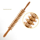 Meridian Yoga-Stick Körpermassagegerät Bauch Rücken Taille Nacken Bein Massagestab Holzwalze Massagehammer