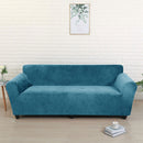 Samt-Sofabezug Elastisches Sofa Funda Sofabezug für Wohnzimmer Ecksofa L-förmiger Sofabezug Housse Canape Dangle