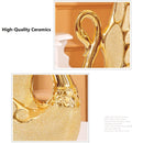 EWAYS 2 TEILE/SATZ Schwanenliebhaber Wohnkultur Keramik Kunsthandwerk Porzellan Tierfiguren Hochzeitsdekoration Liebhaber Neujahrsgeschenk