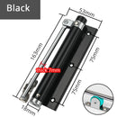 KAK Verstellbarer Türschließer aus Aluminiumlegierung, automatischer Türfederschließer, Soft-Close, feuerfeste Tür, robuste Türbeschläge