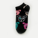 Baumwolle unsichtbare Sommerboot No Show Socken rutschfest Männer Frauen kurz Low Cut Happy Socke Hausschuhe lustige Bier Tier Hund Socken männlich