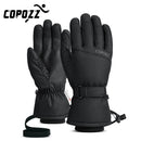 COPOZZ Herren Damen Skihandschuhe Ultraleichte Wasserdichte Winter Warme Handschuhe Snowboardhandschuhe Motorradfahren Schnee Winddichte Handschuhe