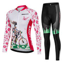 Mieyco Anti-UV-Frühlings-Frauen-Radsport-Set Polyester-Fahrrad-Radsportbekleidung Radsport-Kleidung Radtrikot-Set ciclismo feminino