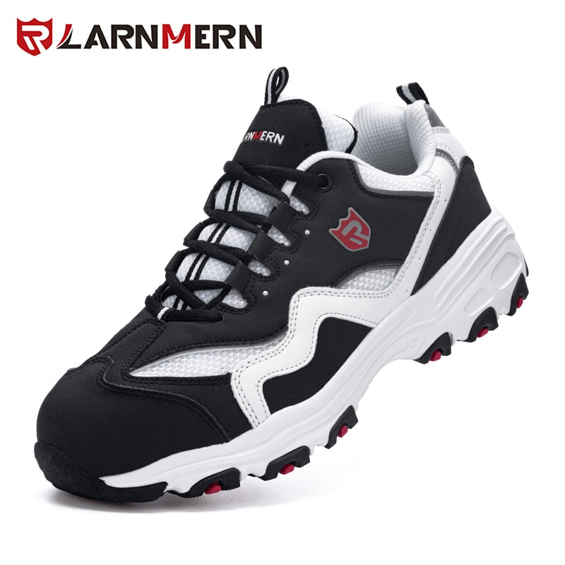 ¡Novedad de 2020! Zapatos de seguridad LARNMERN S3 SRC, protección profesional, cómodos, transpirables, ligeros, con punta de acero, zapatos de trabajo antiuñas