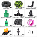 5–50 m Mikro-Tropfbewässerungs-Bewässerungsset 8-Loch-Dripper mit einstellbarem Durchfluss, Zerstäuber, Garten, 4/7-mm-Schlauch, Sprühnebel, Kühlsystem