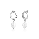 ANDYWEN 925 Sterling Silver Big Pearl Drop Earring Women Fashion Fine Jewelry Gold Luxury Classic Irregular Jewels Piercing Clip