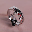 Der ungezähmte Anime Grandmaster of Demonic Cultivation MDZS Cosplay Ring S925 Silber Paar Fingerringe Modeschmuck Geschenk