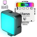 Ulanzi VL49 RGB-Videoleuchten Mini-LED-Kameraleuchte 2000 mAh Wiederaufladbare LED-Panel-Lampe Foto-Video-Beleuchtung für Youtube Tik Tok