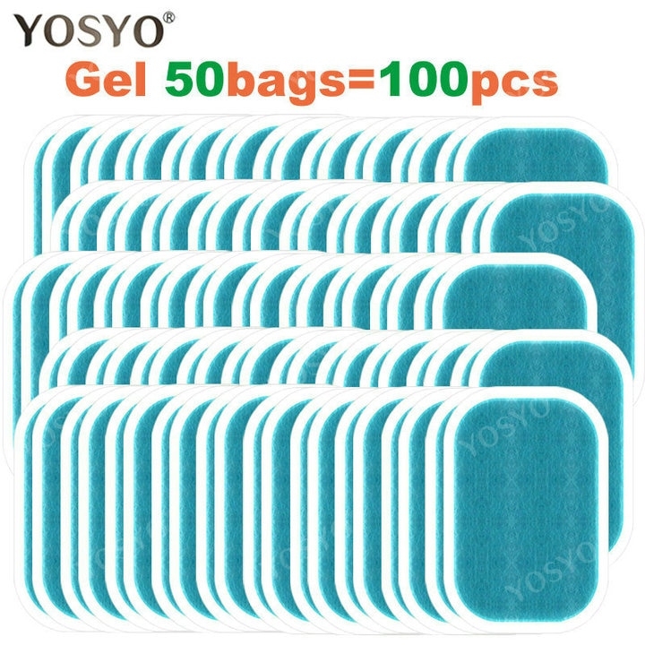 15/30/50/100Pair Replacement Gel Pads For EMS Trainer Weight Loss Abdominal Muscle Stimulator Exerciser Replacement Massage Gel