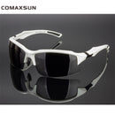 COMAXSUN Professionelle polarisierte Fahrradbrille Fahrradbrille Fahren Angeln Outdoor Sport Sonnenbrille UV 400 Tr90