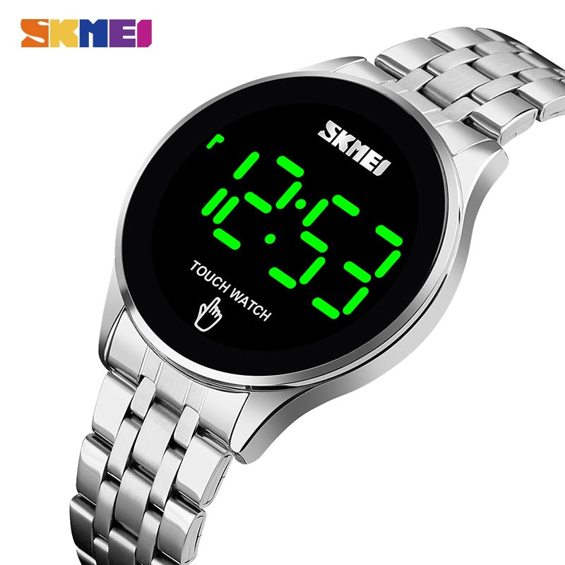 Reloj SKMEI de marca superior para Hombre, reloj LED con pantalla táctil, Relojes digitales Para Hombre, reloj de pulsera impermeable de 30M Para Hombre, Relojes Para Hombre 1579