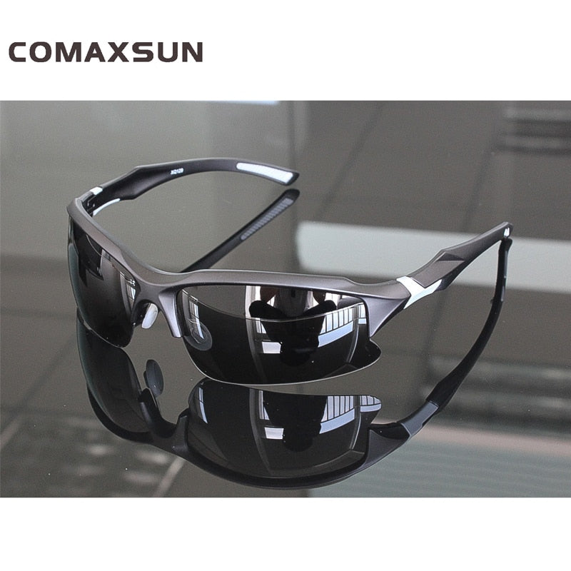 COMAXSUN, gafas polarizadas profesionales para ciclismo, gafas para bicicleta, conducción, pesca, deportes al aire libre, gafas de sol UV 400 Tr90