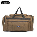 Bolsa de lona de viaje Oxford para hombre y mujer, bolsa de equipaje de mano para hombre, bolsa de gran capacidad para fin de semana, bolsa de deporte para gimnasio, bolsa de noche XA189K