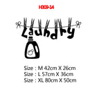 Waschraum Waschen Zitate und Schilder Wandaufkleber Dekoration für Waschraum WC und Toliet Aufkleber Dekor Zubehör