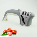 Knife sharpener Whetstone 4 in 1 Diamond Coated&Fine Rod Knife Shears dolphin handle