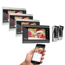TMEZON 1080P Video Türsprechanlage Haussprechanlage Wireless WiFi Smart IP Video Türklingel 7 Zoll mit kabelgebundener Türklingel TUYA APP