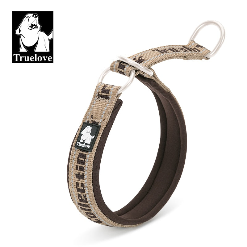 Truelove Soft Slip Dog Collar reflectante ajustable P Chain Training Choke Collars Dog Training para perros pequeños, medianos y grandes