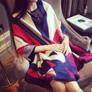 VISROVER Luxusmarke Frau Winterschal Mode weibliche Schals Kaschmir Handfeeling Winter Wraps Blumenwebart Winter Hijab Schal