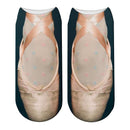 Lustige 3D-Hausschuhe bedruckte niedrige Knöchel-Baumwollsocken Mode Harajuku weiche kurze Socken süße glückliche Bootssocken für Frauen