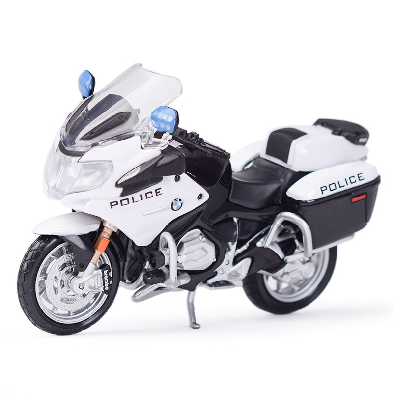 Maisto 1:18 BMW R1200 RT UK Police Die Cast Vehicles Collectible Motorcycle Model Toys
