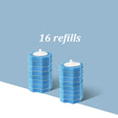 WC-Reinigungsbürsten-Set, austauschbarer Bürstenkopf, Badezimmer-Toilettenschüssel-Reinigungswerkzeug, Tiefenreinigungsstab, langer Griff, weiches Werkzeug